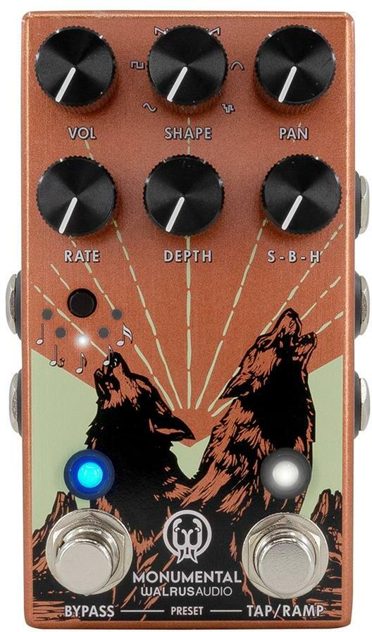 Walrus Monumental Tremolo Orange - Modulation/chorus/flanger/phaser en tremolo effect pedaal - Main picture