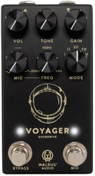 Overdrive/distortion/fuzz effectpedaal Walrus audio Voyager Preamp/Overdrive MKII - Black