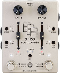 Looper effect pedaal Walrus audio Xero Poly Looper Cream
