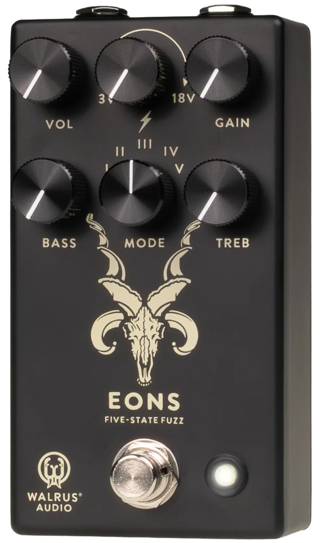 Walrus Audio Eons Five State Fuzz Black - Overdrive/Distortion/fuzz effectpedaal - Variation 2