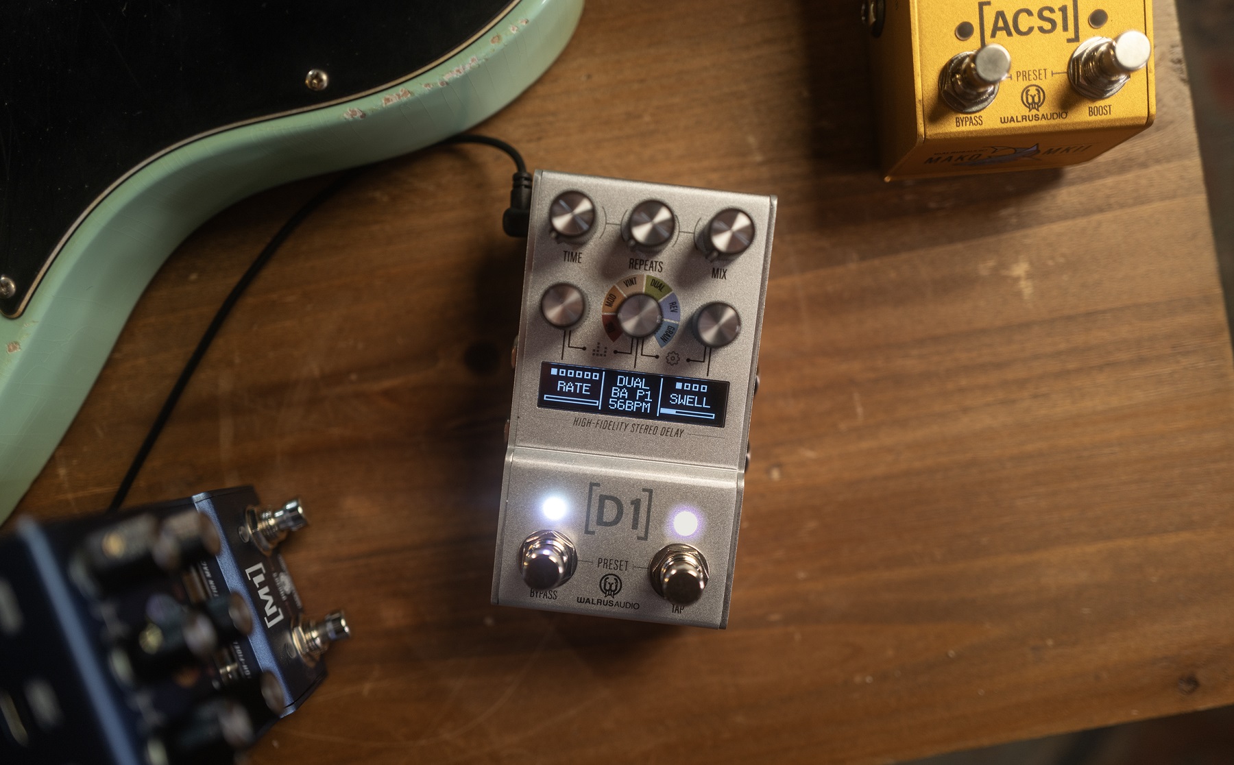 Walrus Audio Mako D1 Mkii - Reverb/delay/echo effect pedaal - Variation 6