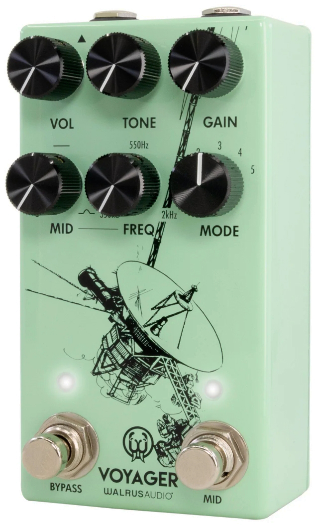 Walrus Audio Voyager Preamp/overdrive Mkii Seafoam - Overdrive/Distortion/fuzz effectpedaal - Variation 1