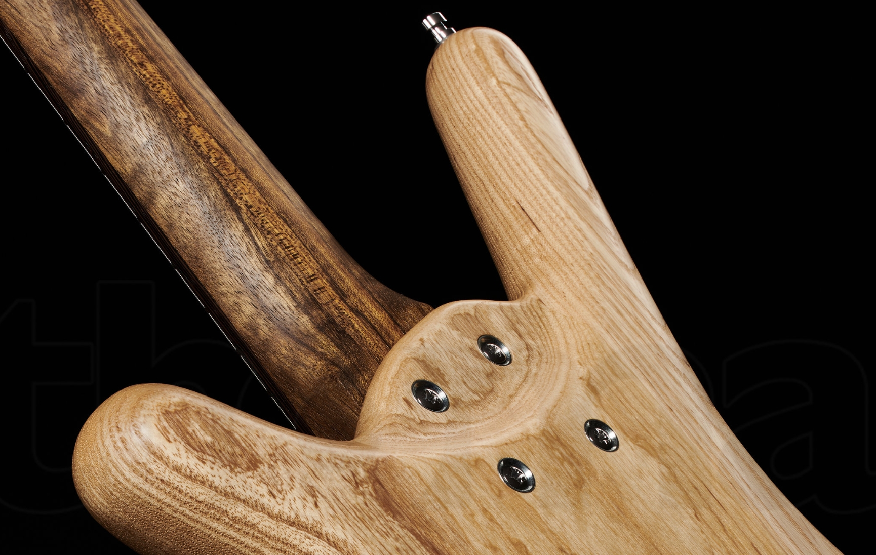 Warwick Corvette $$ 4c Teambuilt Pro Gps Lh Gaucher All Active Wen - Natural Transparent Satin - Solid body elektrische bas - Variation 3