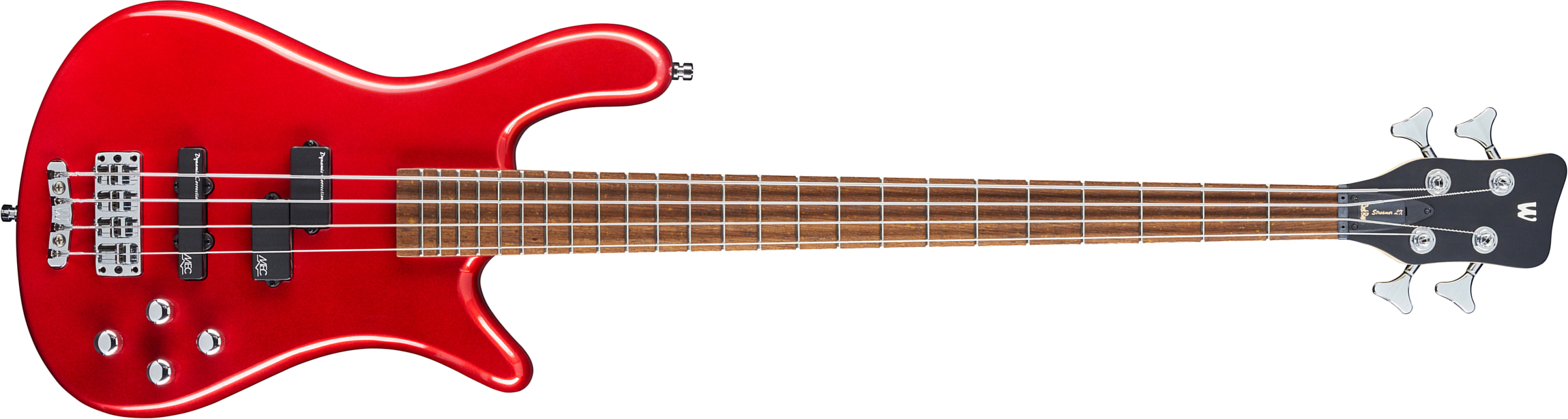 Warwick Streamer Lx4 Rockbass Active Wen - Red Metallic - Solid body elektrische bas - Main picture