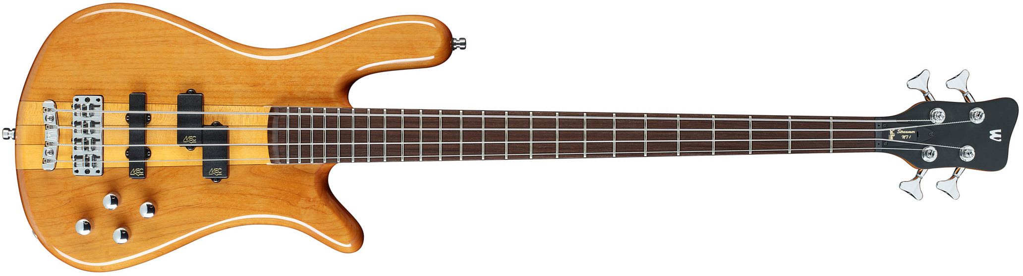 Warwick Streamer Nt4 Rockbass 4c Active Wen - Honey Violin - Solid body elektrische bas - Main picture