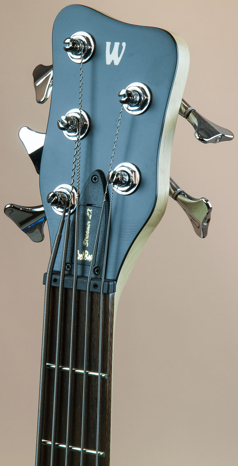 Warwick Streamer Lx 5 String Rockbass 5-cordes Active Wen +housse - Blue Metallic - Solid body elektrische bas - Variation 4