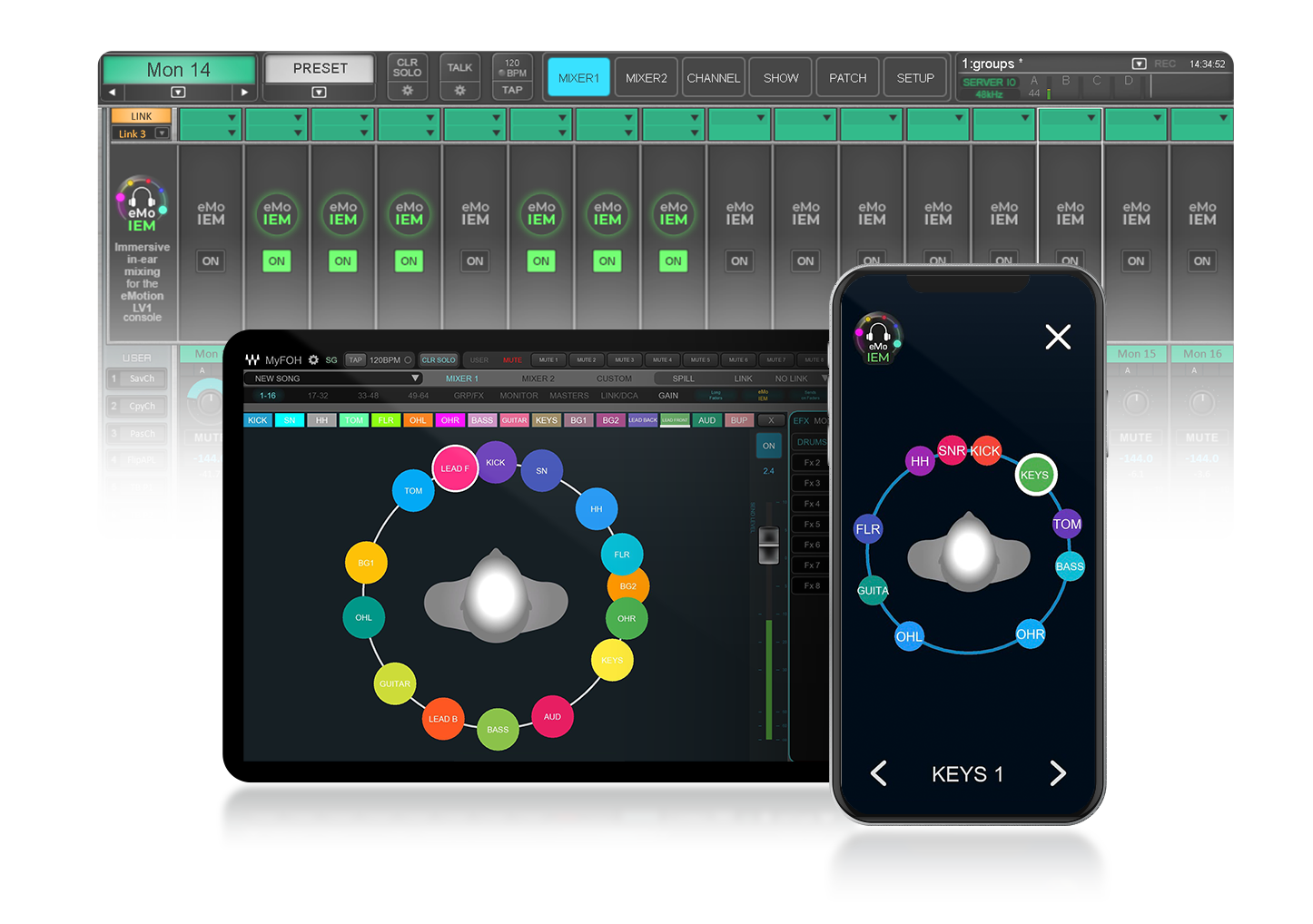 Waves Lv1 Classic - Digitale mengtafel - Variation 3
