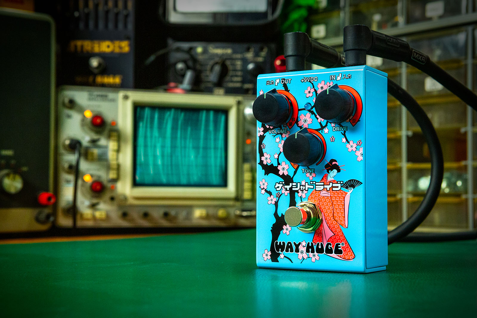 Way Huge Geisha Drive Blue Wm32b Smalls Ltd Blue - Overdrive/Distortion/fuzz effectpedaal - Variation 4