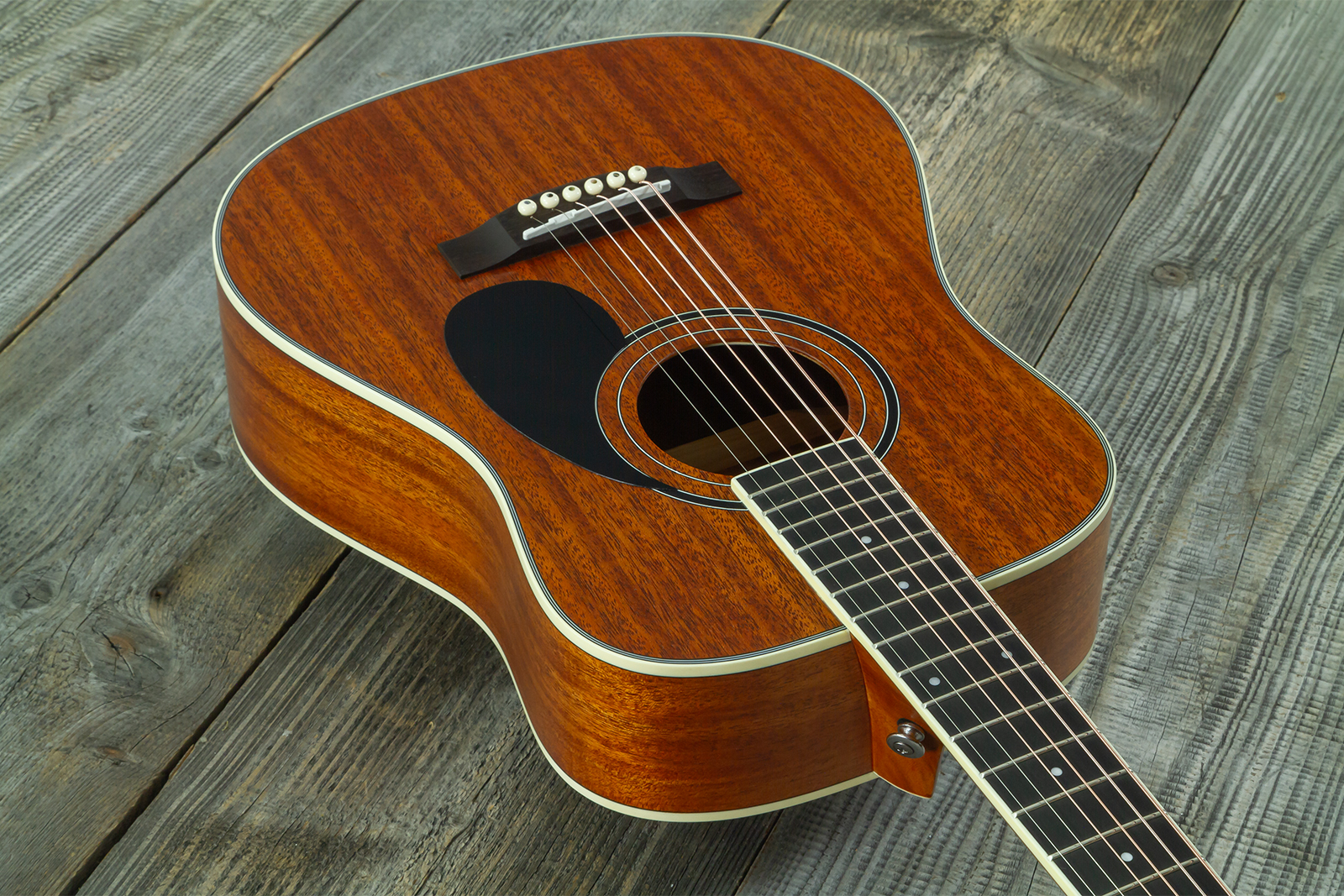 Wesland Bg350-nat Travel Shsc Tout Acajou Tec - Natural - Folk gitaar - Variation 2