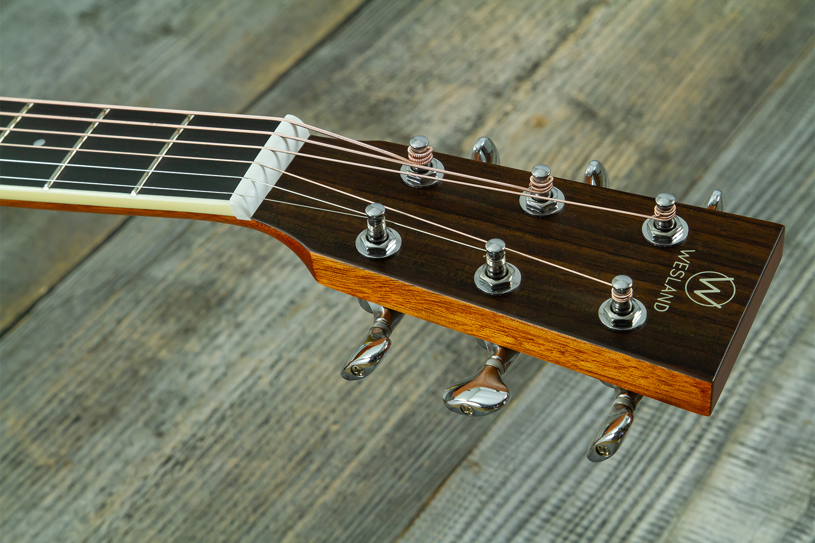 Wesland Bg350-nat Travel Shsc Tout Acajou Tec - Natural - Folk gitaar - Variation 6