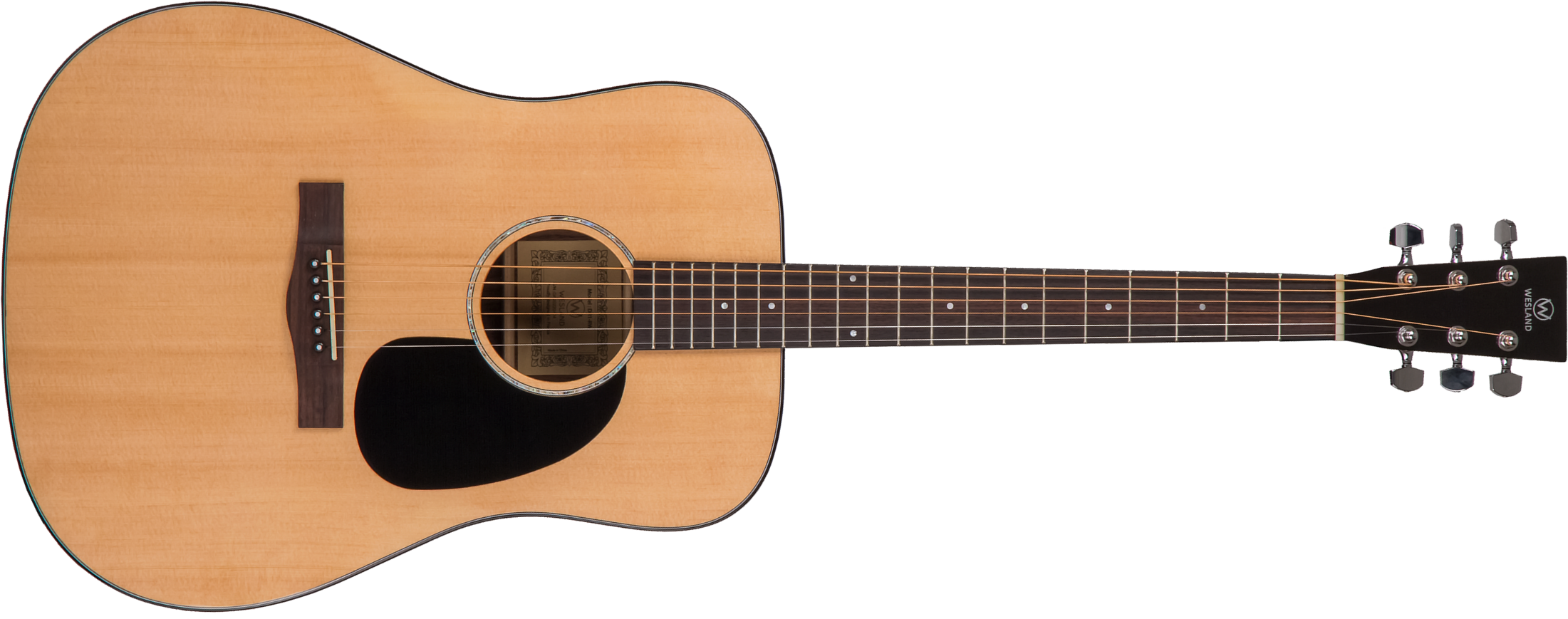 Wesland Dr1-rw Dreadnought Epicea Palissandre Rw - Natural - Westerngitaar & electro - Main picture