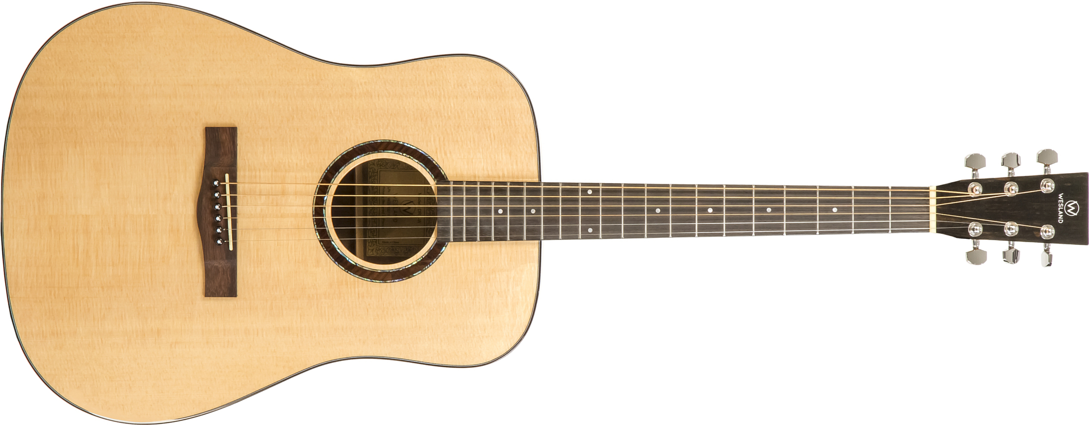 Wesland Dr1-w Dreadnought Epicea Noyer Rw - Natural - Westerngitaar & electro - Main picture