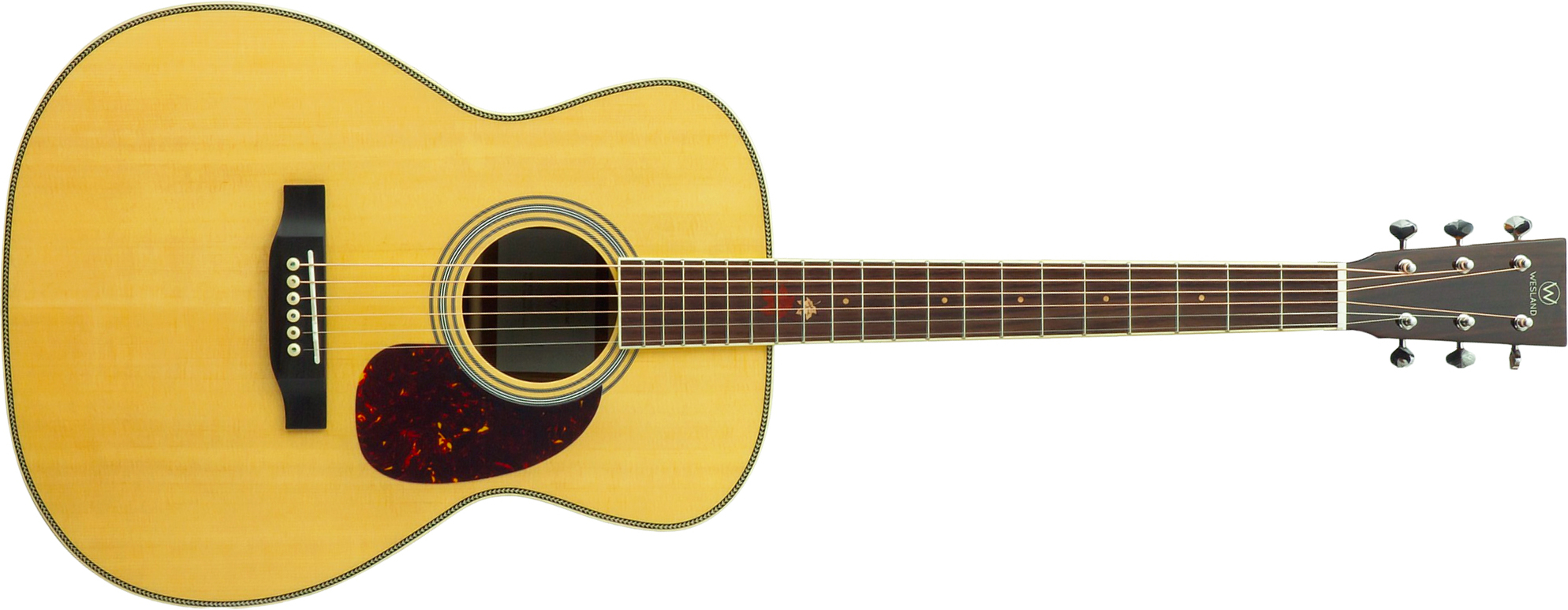 Wesland Om700-nat Om Epicea Acajou Rw - Natural - Folk gitaar - Main picture