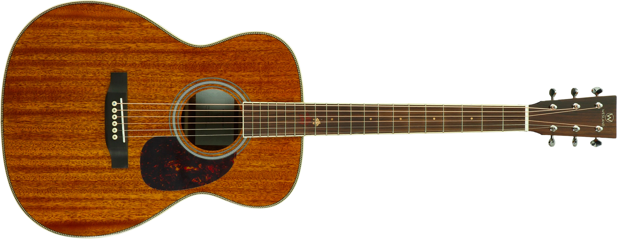 Wesland Om750-nat Om Tout Acajou Rw - Natural - Folk gitaar - Main picture