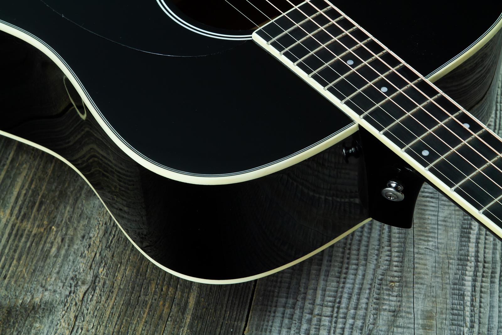 Wesland Dr300-ce-bk Dreadnought Epicea Acajou Rw - Black - Folk gitaar - Variation 4