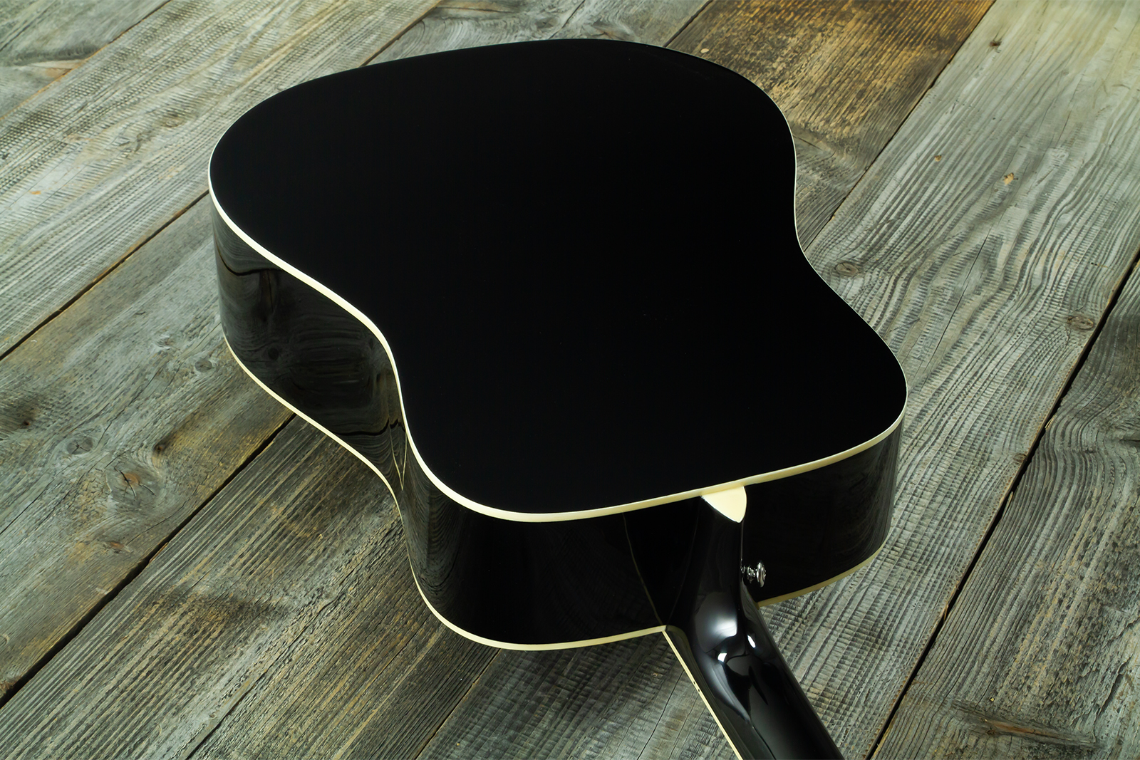Wesland Dr300-ce-bk Dreadnought Epicea Acajou Rw - Black - Folk gitaar - Variation 7