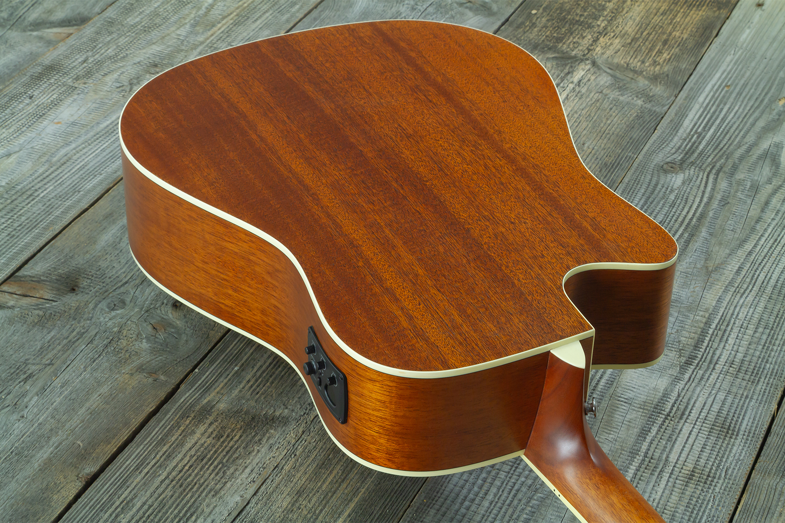 Wesland Dr300-ce-nat Dreadnought Cw Epicea Acajou Tec - Natural - Folk gitaar - Variation 10