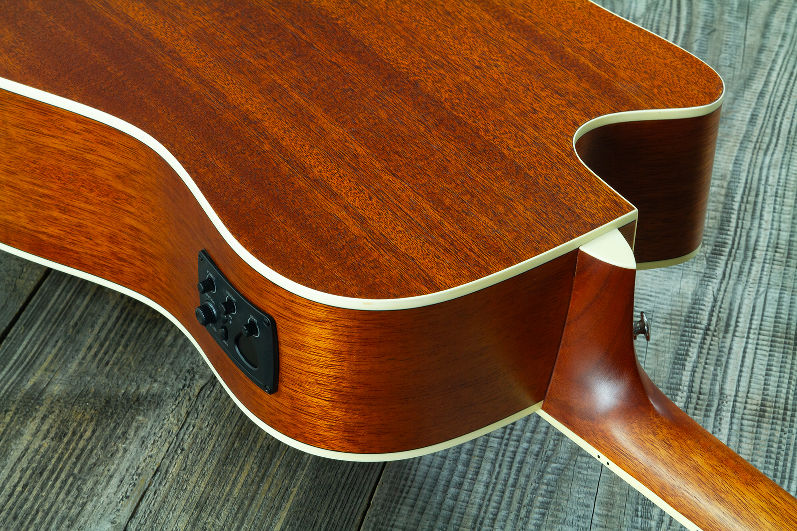 Wesland Dr300-ce-nat Dreadnought Cw Epicea Acajou Tec - Natural - Folk gitaar - Variation 11