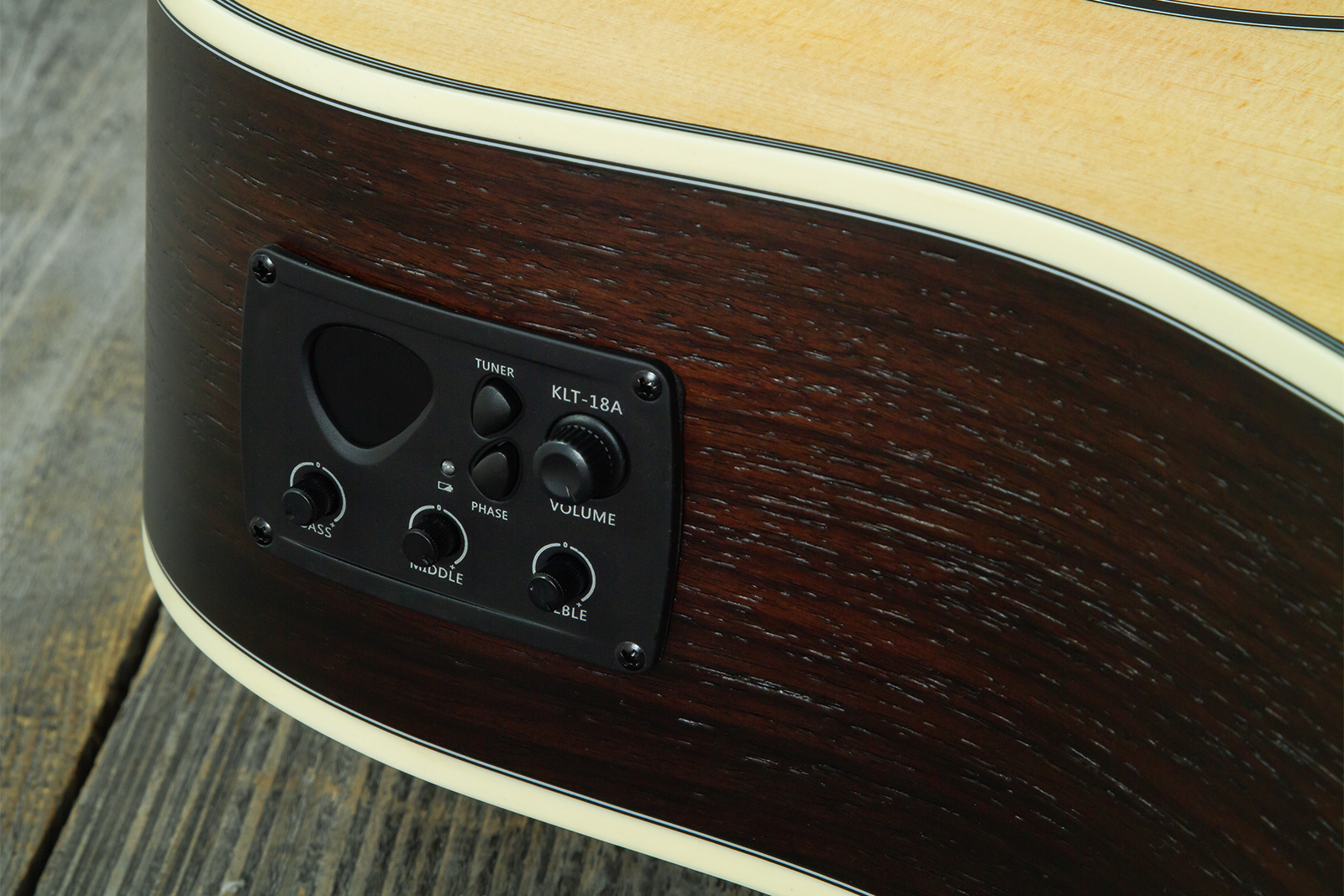 Wesland Dr500-ce-nat Dreadnought Cw Epicea Palissandre Rw - Natural - Folk gitaar - Variation 11