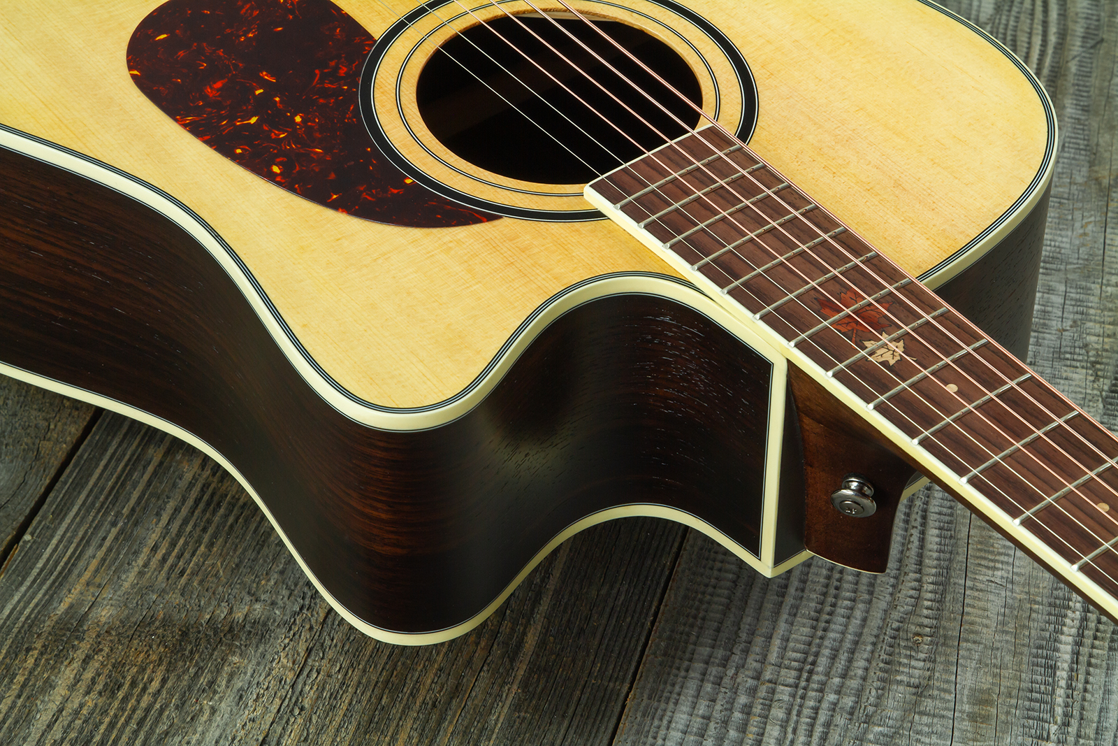 Wesland Dr500-ce-nat Dreadnought Cw Epicea Palissandre Rw - Natural - Folk gitaar - Variation 4