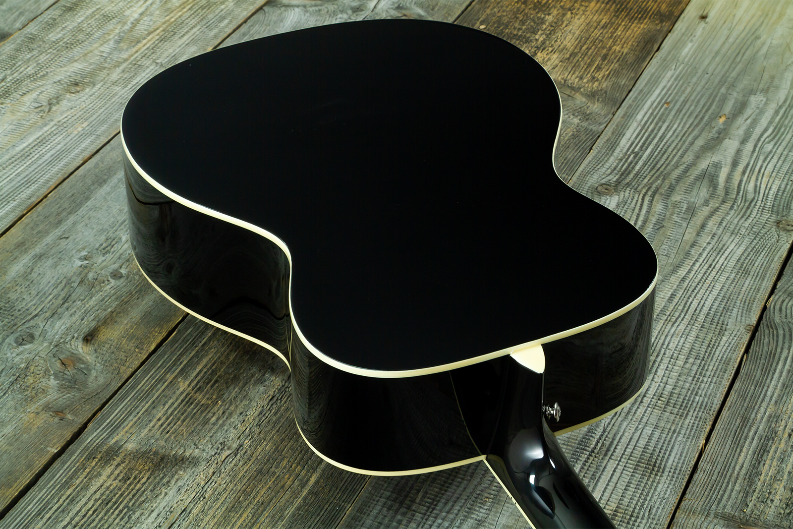 Wesland Om300-bk Om Epicea Acajou Rw - Black - Folk gitaar - Variation 7