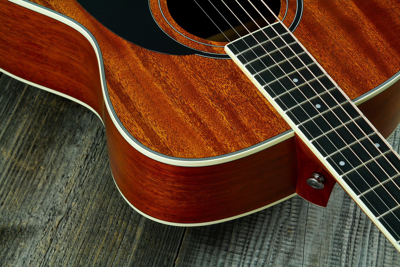 Wesland Om350-nat Om Tout Acajou Rw - Natural - Folk gitaar - Variation 7