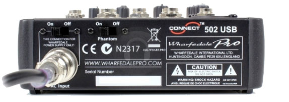 Wharfedale Connect 502 Usb Black - Analoge Mengtafel - Variation 2