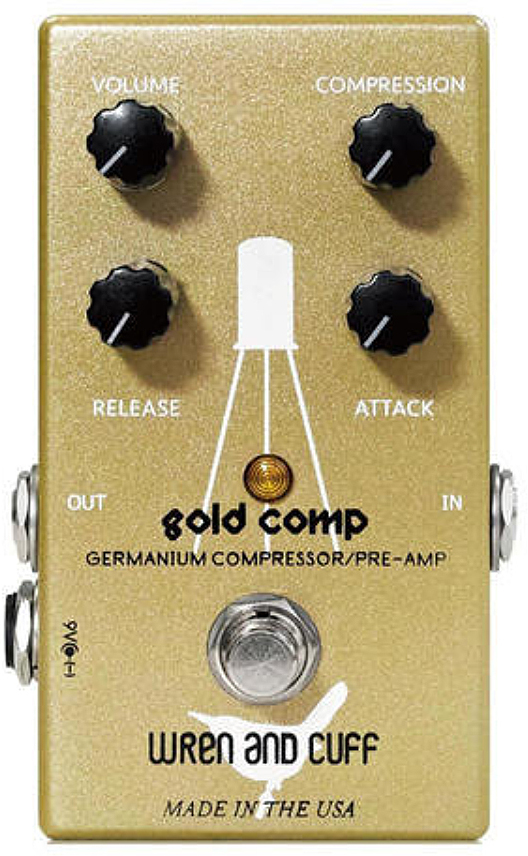 Wren And Cuff Gold Comp Compressor - Compressor/sustain/noise gate effect pedaal - Main picture