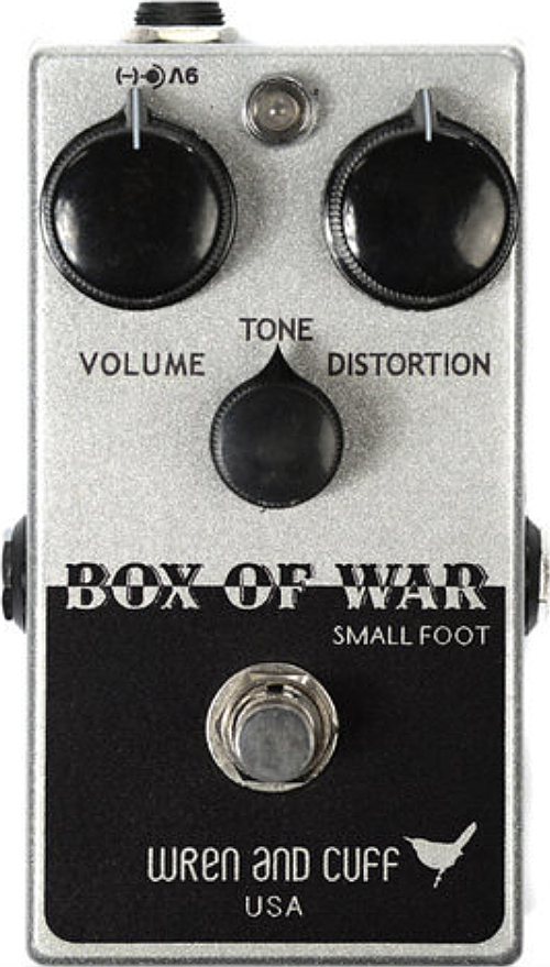 Wren And Cuff Small Foot Box Of War Overdrive - Overdrive/Distortion/fuzz effectpedaal - Main picture