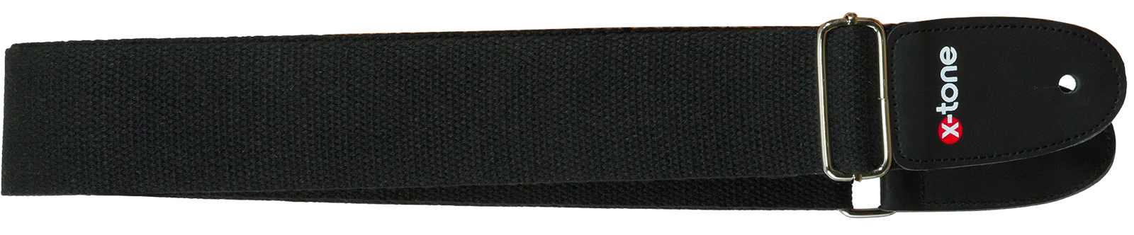 X-tone B043-bk Cotton Metal Buckle Guitar Strap - Gitaarriem - Variation 1