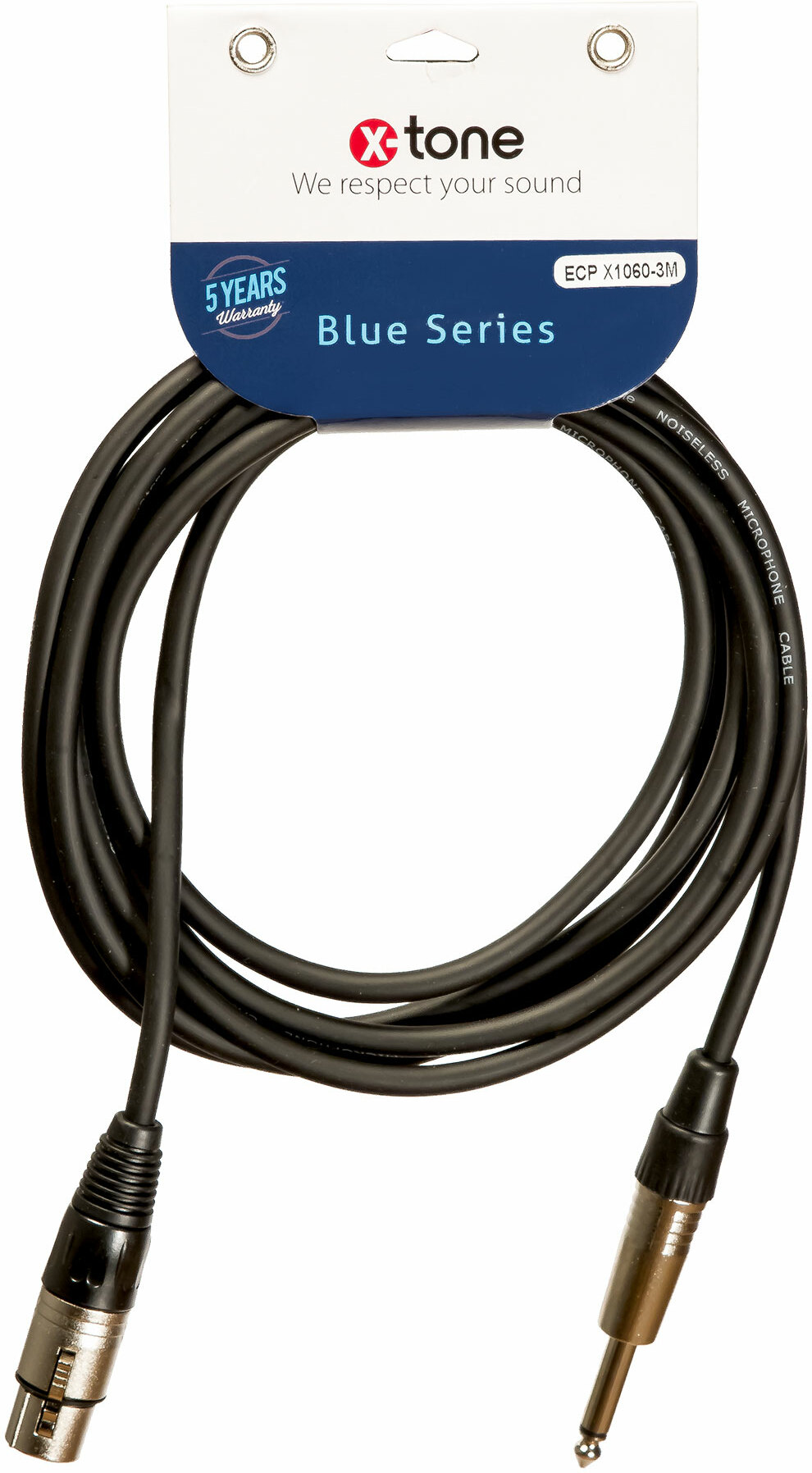 X-tone Jack / Xlr(f) 3m Blue Series (x1060-3m) - Kabel - Main picture