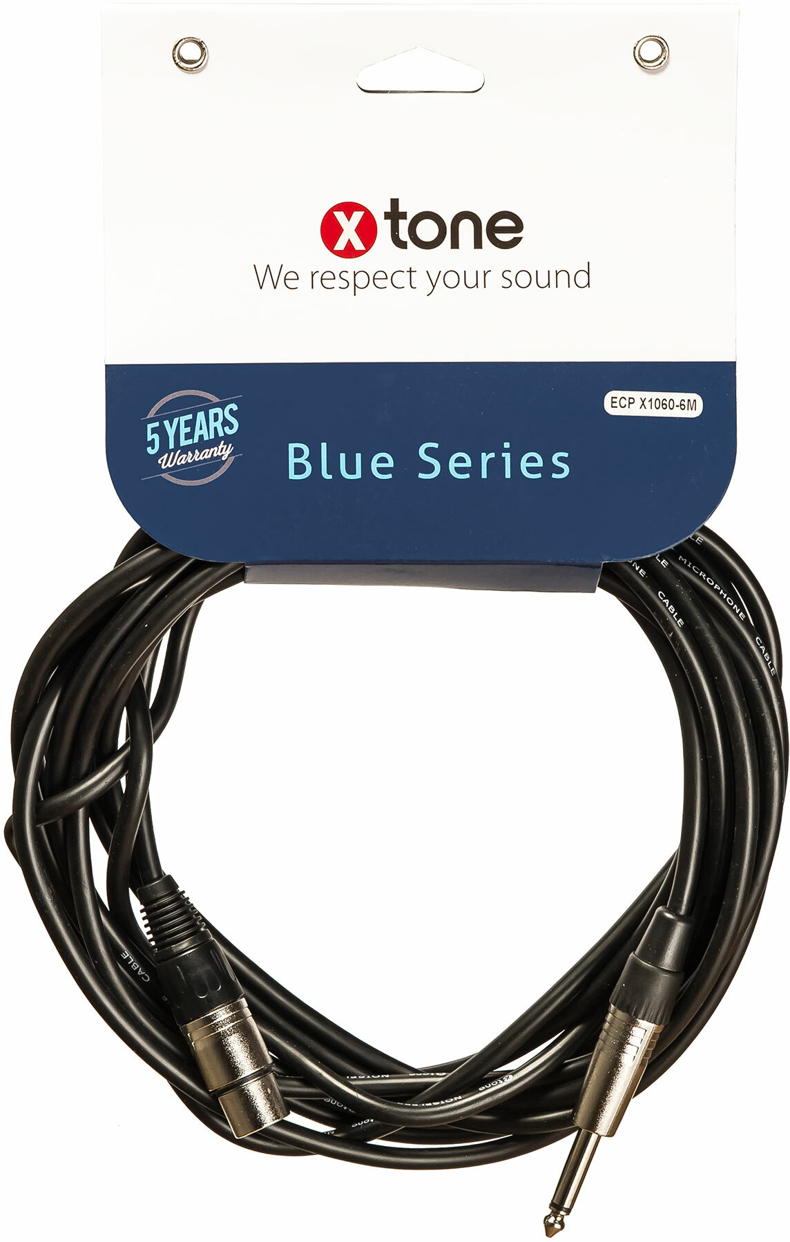 X-tone Jack / Xlr(f) 6m Blue Series (x1060-6m) - Kabel - Main picture