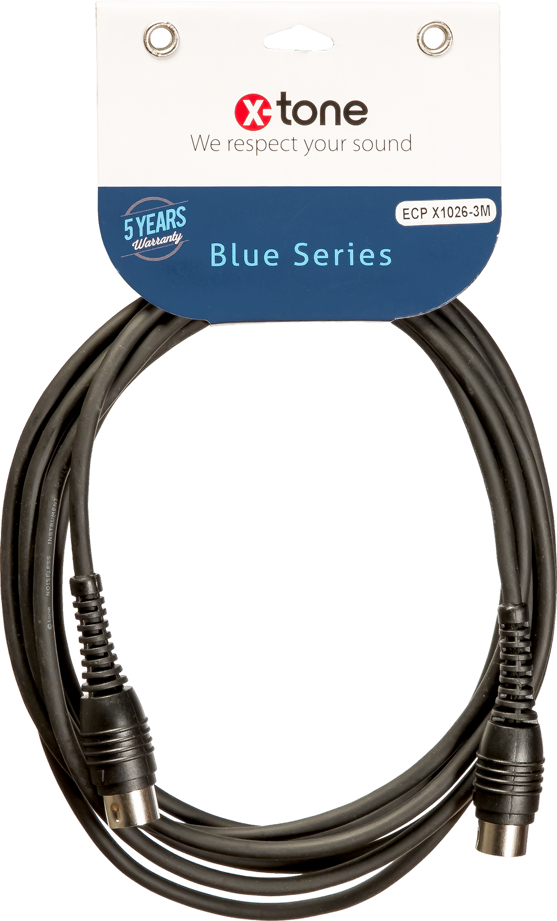 X-tone Midi Din / Din 3m Blue Series (x1026-3m) - Kabel - Main picture