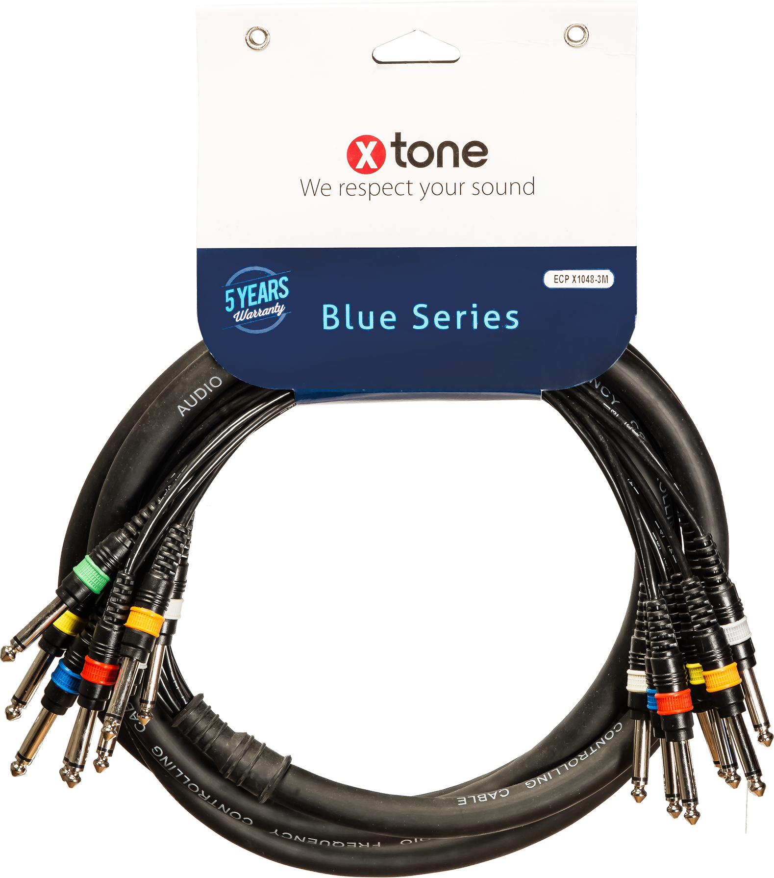 X-tone Octopaire Jack / Jack 3m Blue Series (x1048-3m) - Multi-paar kabel - Main picture