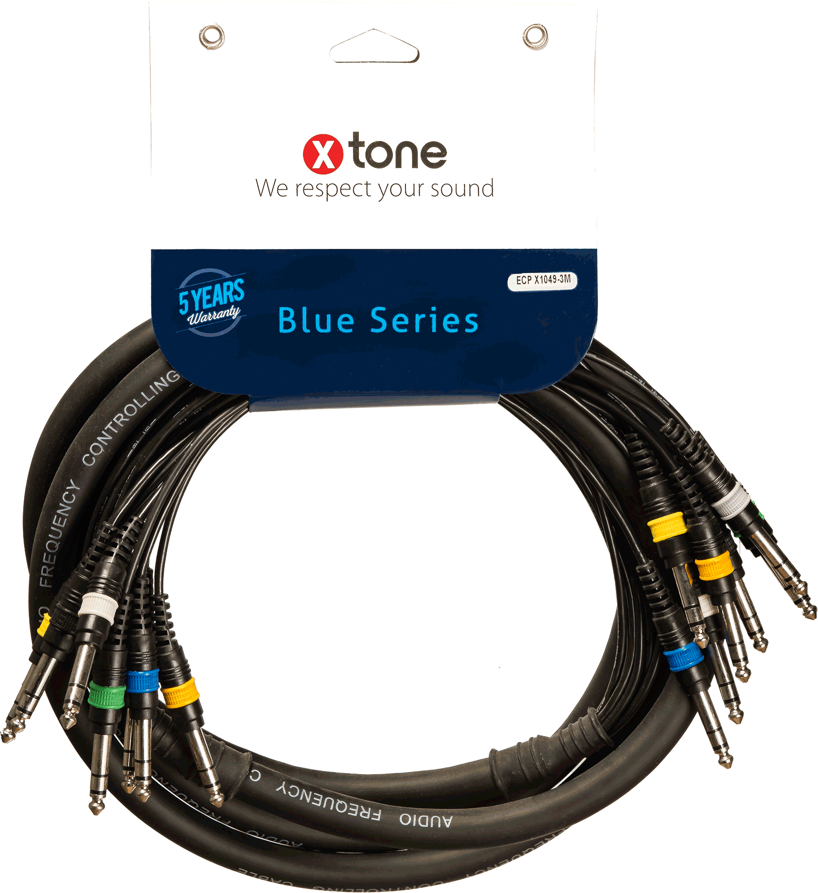 X-tone Octopaire Jack St / Jack St 3m Blue Series (x1049-3m) - Multi-paar kabel - Main picture