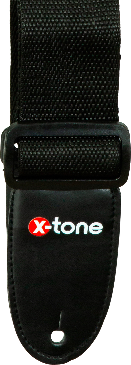 X-tone Xg3100 Nylon Guitar Strap Black - Gitaarriem - Main picture