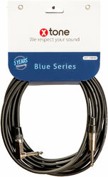 Kabel X-tone X1058-6M - Jack(M) 6,35 mono coudé / Jack(M) 6,35 mono