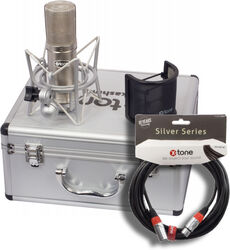 Microfoon set met statief X-tone Kashmir + cable XLR XLR 6M offert