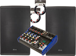 Pa systeem set X-tone Pack Sono 600 Watts 8 canaux
