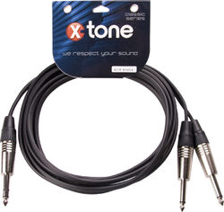 Kabel X-tone X1014 Jack / 2x Jack M - 3m