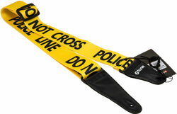 Gitaarriem X-tone XG 3103 Nylon Guitar Strap Police Line - Black & Yellow