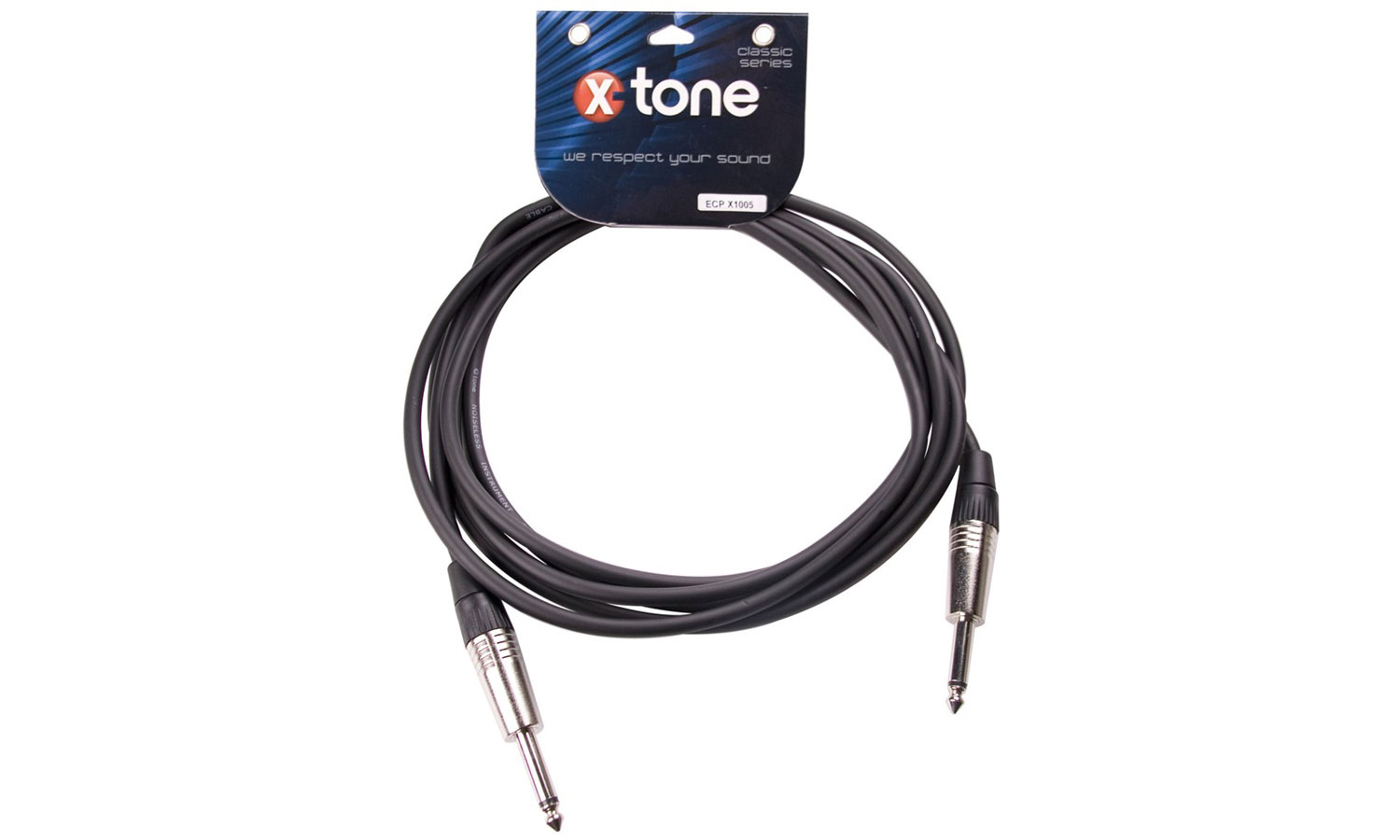 X-tone X1005-3m Instrument Cable Jack (m) 6,35 / Jack (m) 6,35 - Kabel - Variation 1