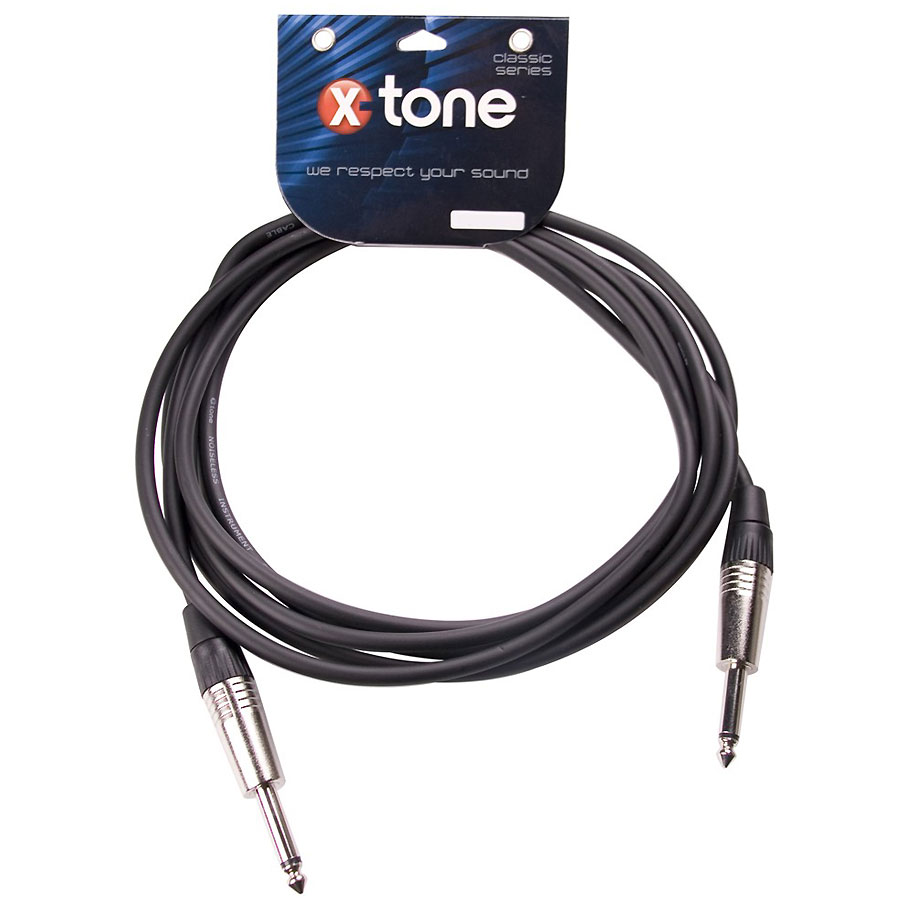 X-tone X1005-3m Instrument Cable Jack (m) 6,35 / Jack (m) 6,35 - Kabel - Variation 2