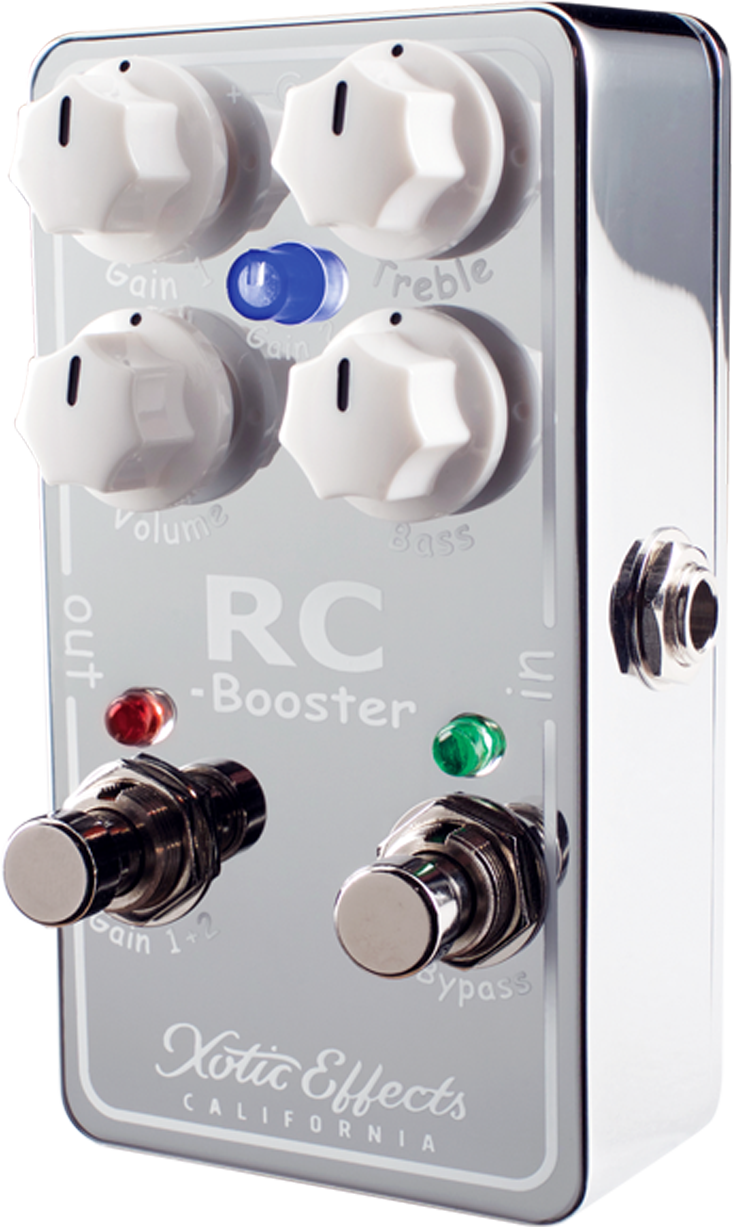 Xotic Rc-booster V2 Pour Guitare - Volume/boost/expression effect pedaal - Main picture