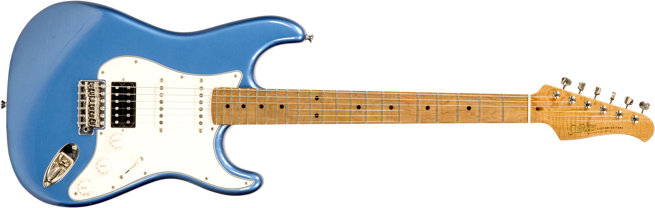 Xotic Xscpro-2 California Class Hss Mn - Light Aging Lake Placid Blue - Elektrische gitaar in Str-vorm - Main picture