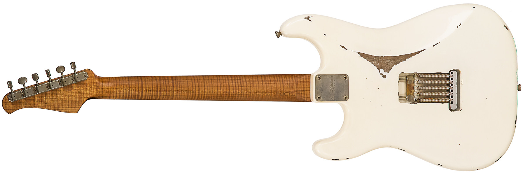 Xotic Xsc-1 Alder California Class 3s Rw #1624r - Heavy Aging Vintage White - Elektrische gitaar in Str-vorm - Variation 1