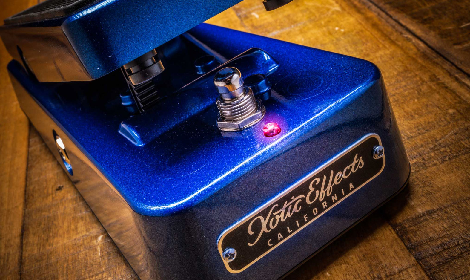 Xotic Xw-2 Wah Ltd Metallic Blue - Wah/filter effectpedaal - Variation 4