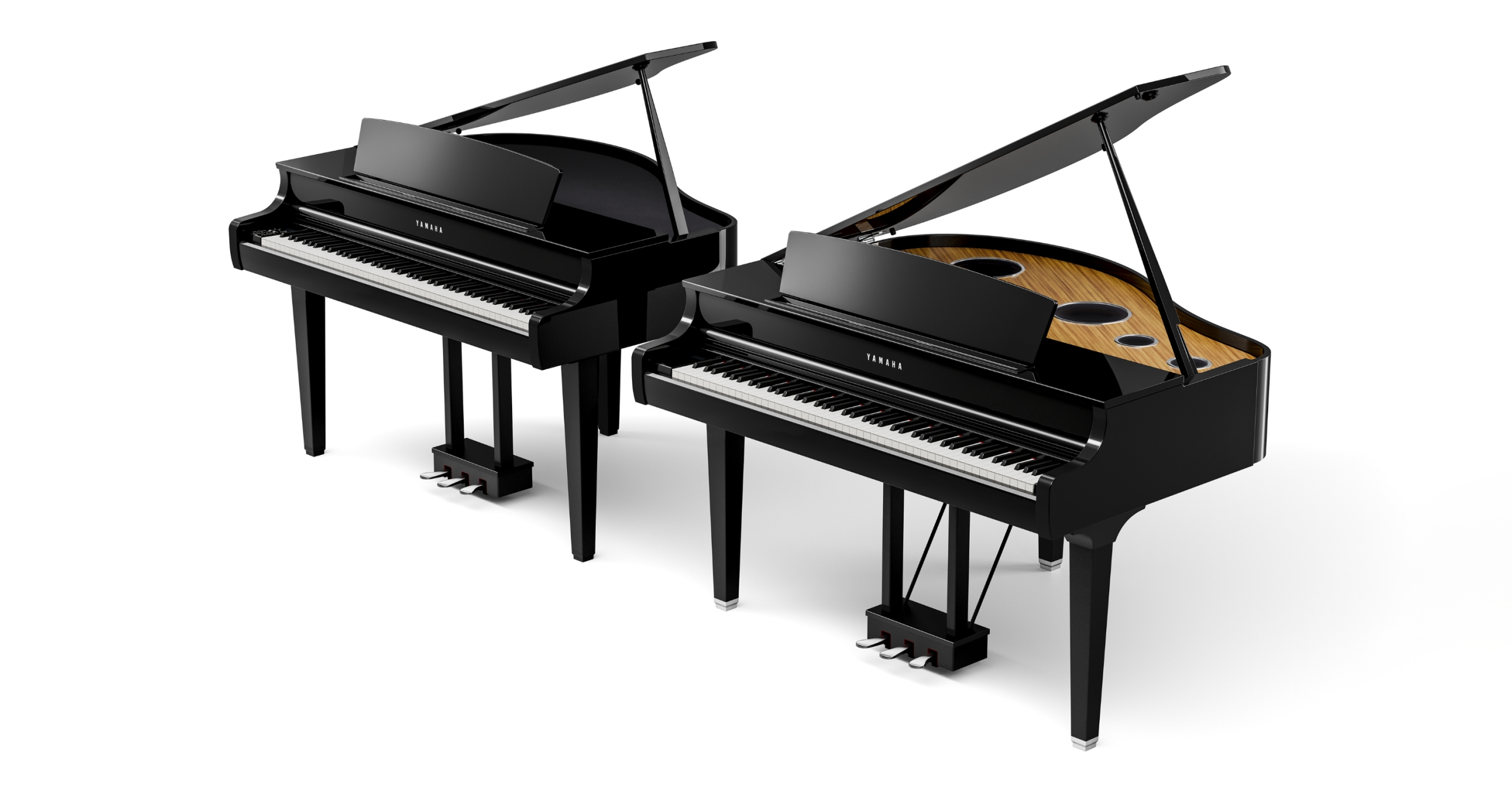 Yamaha Clp-865gp - Polished Ebony - Digitale piano met meubel - Variation 2