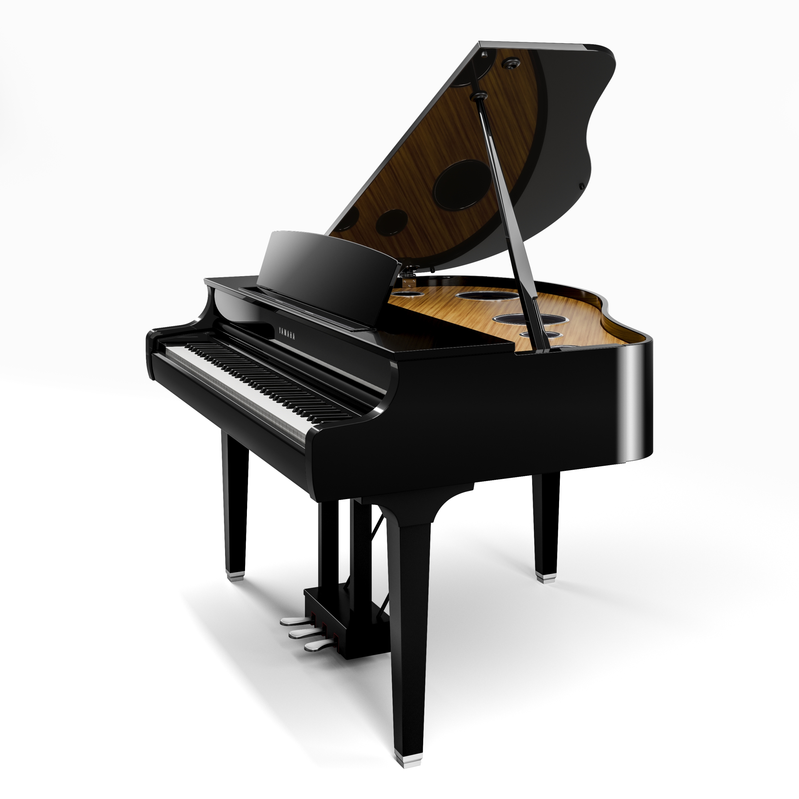 Yamaha Clp-895gp - Polished Ebony - Digitale piano met meubel - Variation 3