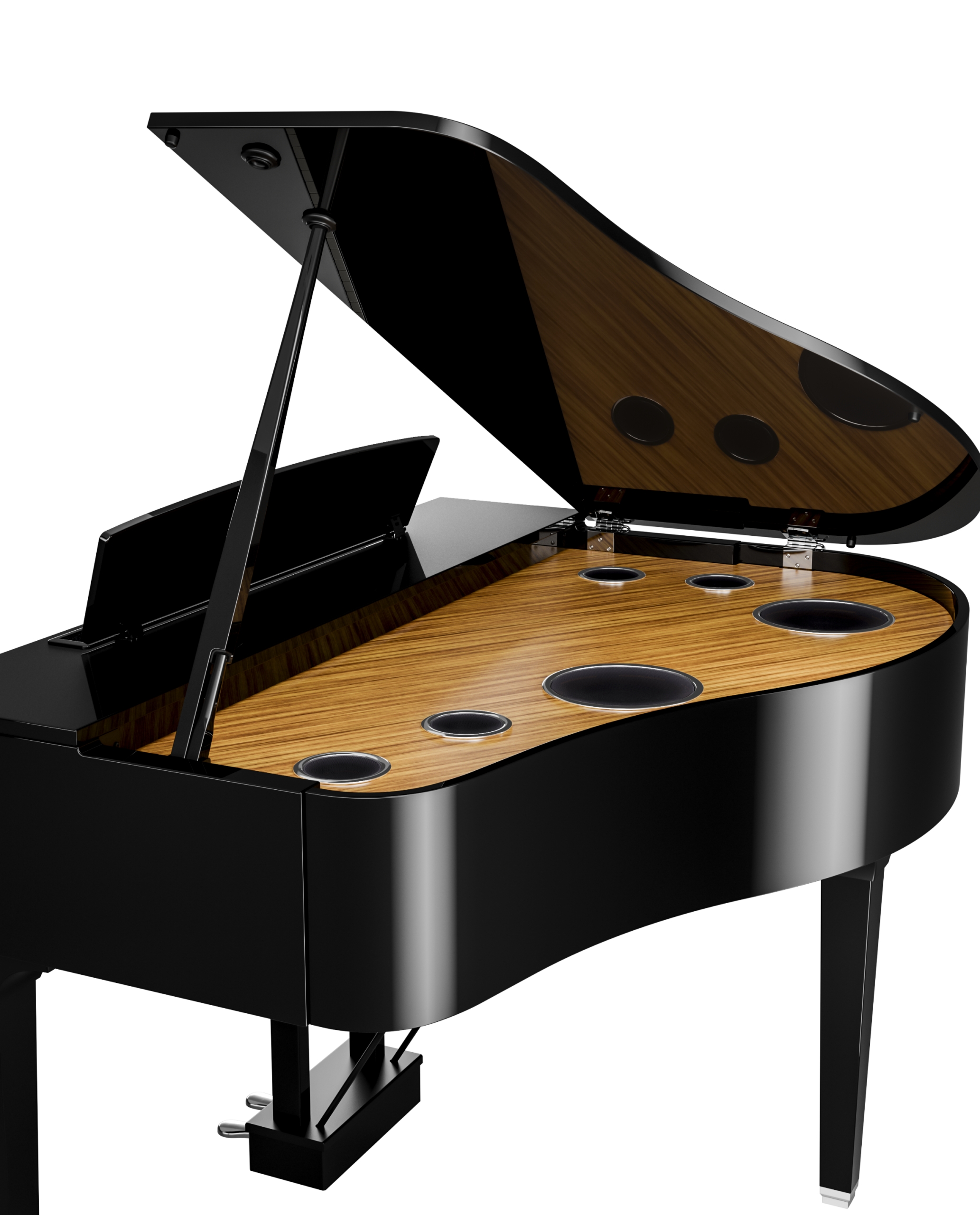 Yamaha Clp-895gp - Polished Ebony - Digitale piano met meubel - Variation 5